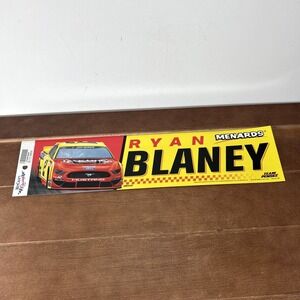 Ryan Blaney #12 Menards Team Penske Nascar 12" Car Bumper Sticker‎